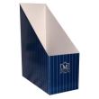 Suport vertical din carton Herlitz Montana, cotor 115 mm, albastru